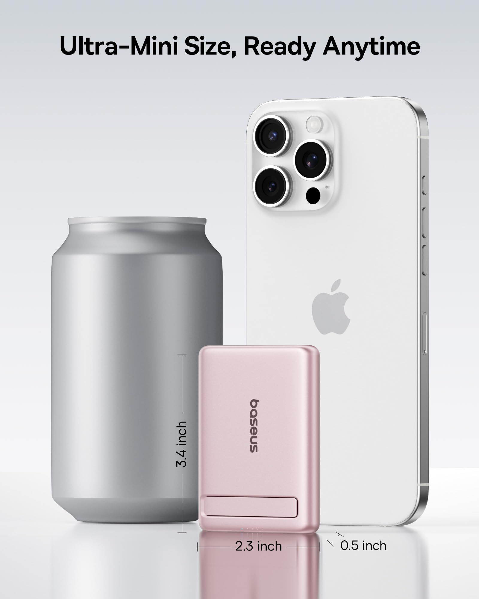 Foto 4 pulgar | Cargador Magnético Powerbank Baseus Picogo 5000 Mah Para Iphone - Venta Internacional.