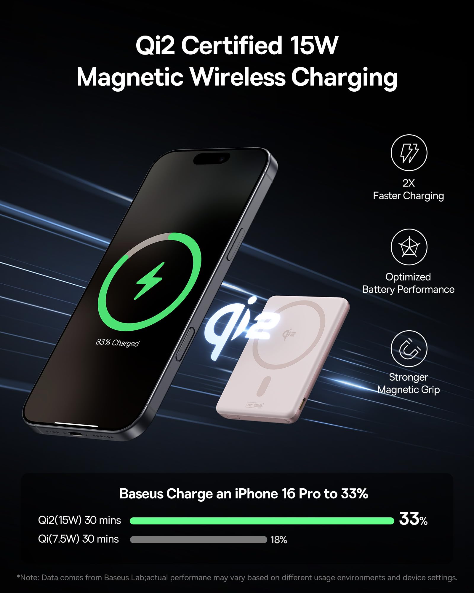 Foto 5 pulgar | Cargador Magnético Powerbank Baseus Picogo 5000 Mah Para Iphone - Venta Internacional.