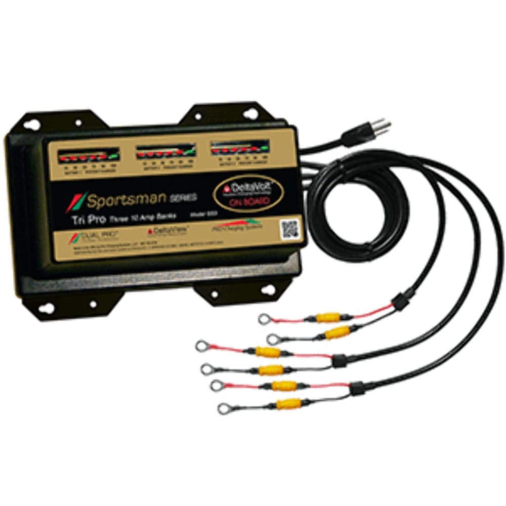 Cargador Dual Pro Sportsman Series 3 Bank  10 Amperios/banco - Venta Internacional.