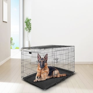 Foto 3 | Jaula para Perro Metálica Plegable Transportadora Rack & Rack color Negro