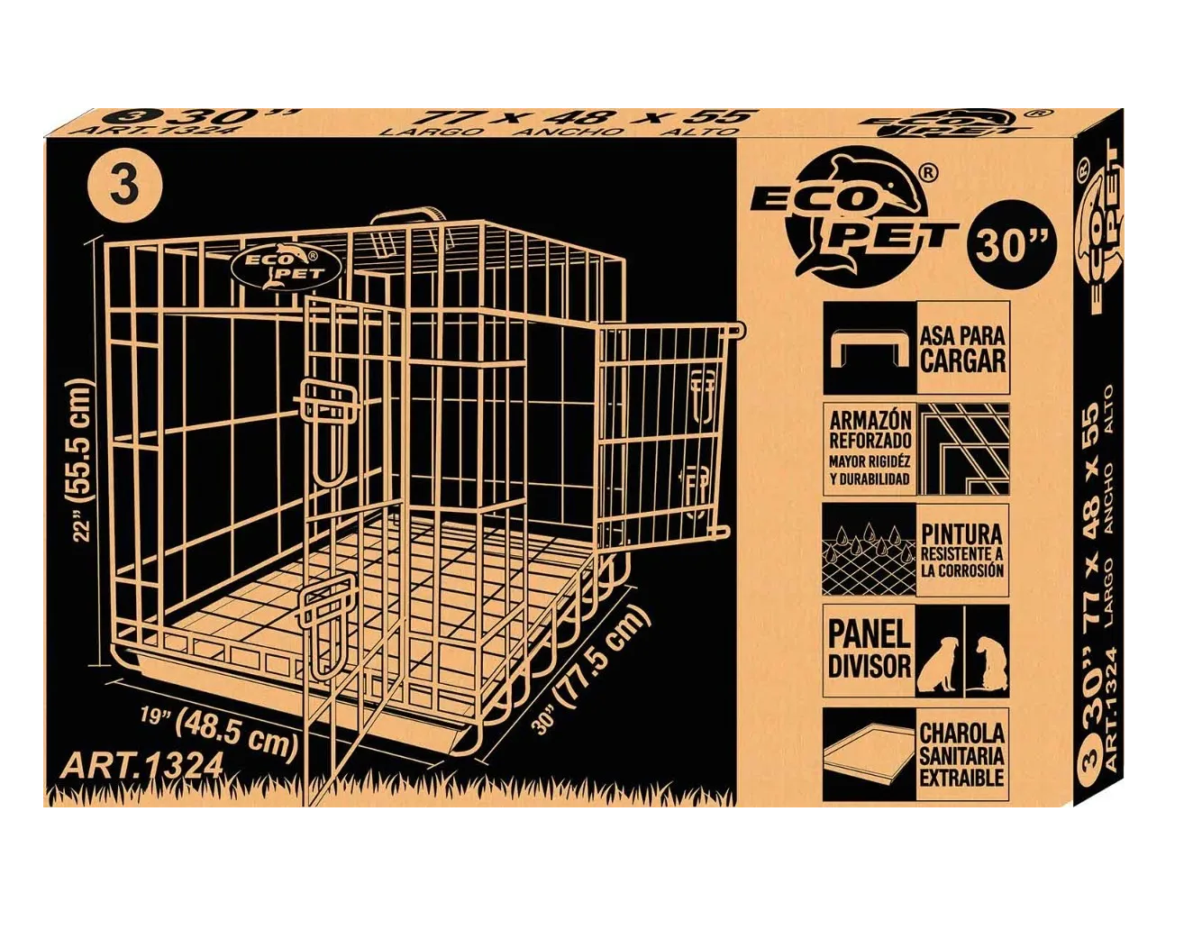 Foto 4 pulgar | Jaula Metálica Plegable para Perro Reforzada