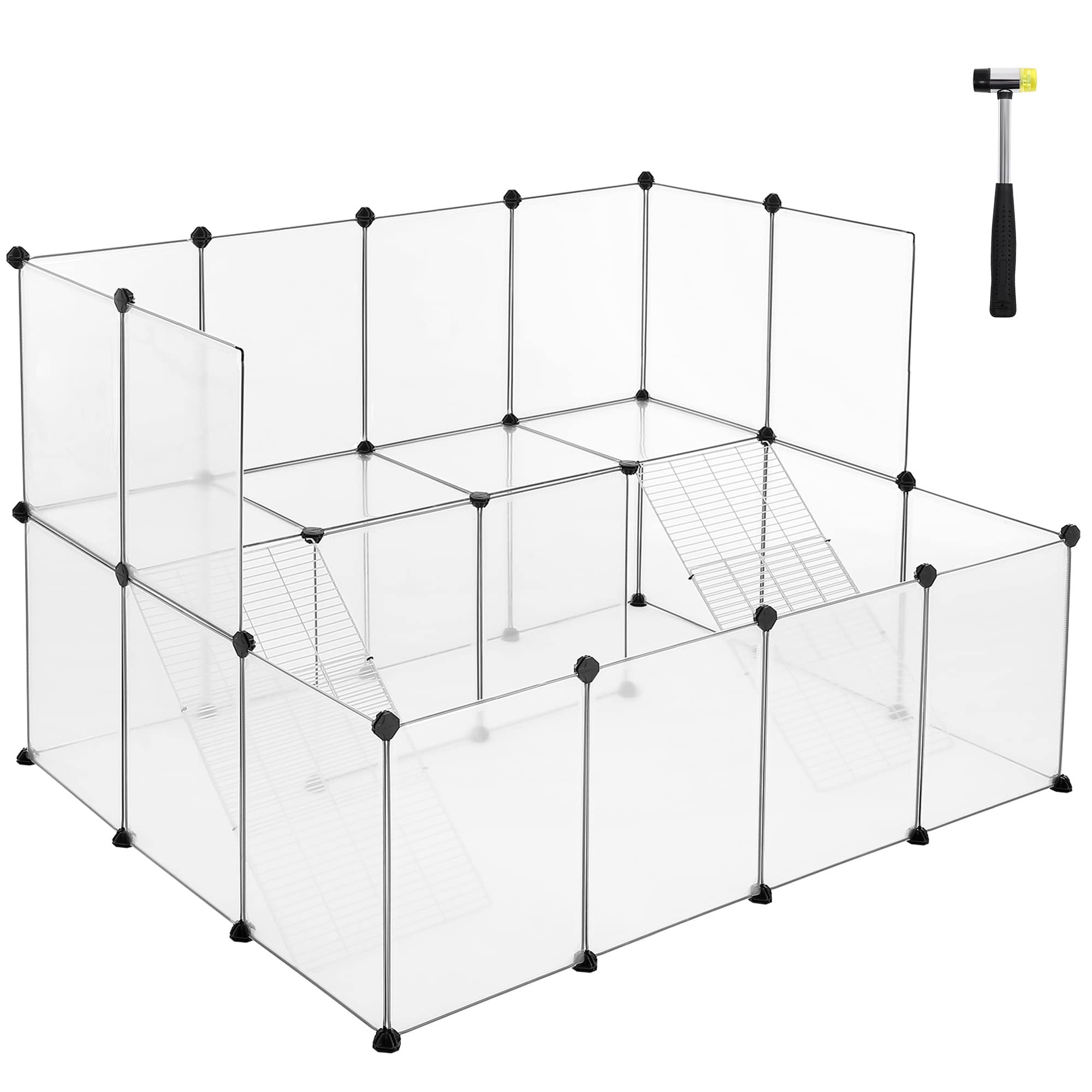 Foto 1 | Playpen Songmics, Conejillo De Indias Con Rampa Para Animales Pequeños - Venta Internacional.