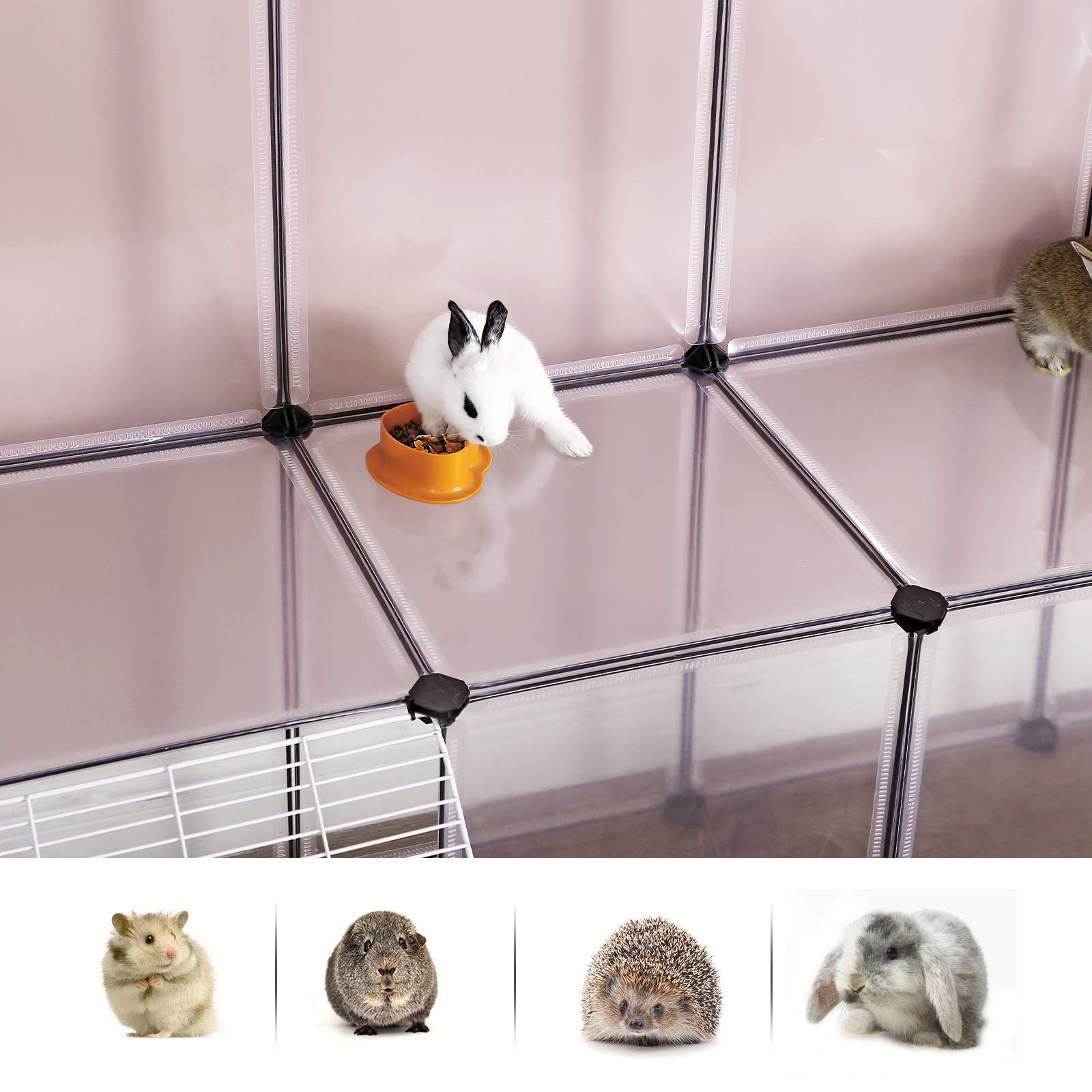 Foto 4 pulgar | Playpen Songmics, Conejillo De Indias Con Rampa Para Animales Pequeños - Venta Internacional.