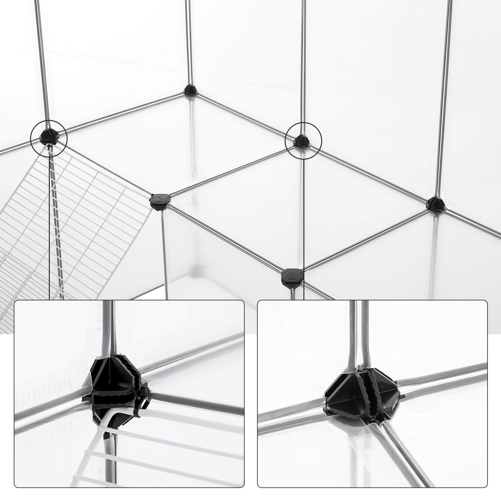 Foto 6 pulgar | Playpen Songmics, Conejillo De Indias Con Rampa Para Animales Pequeños - Venta Internacional.