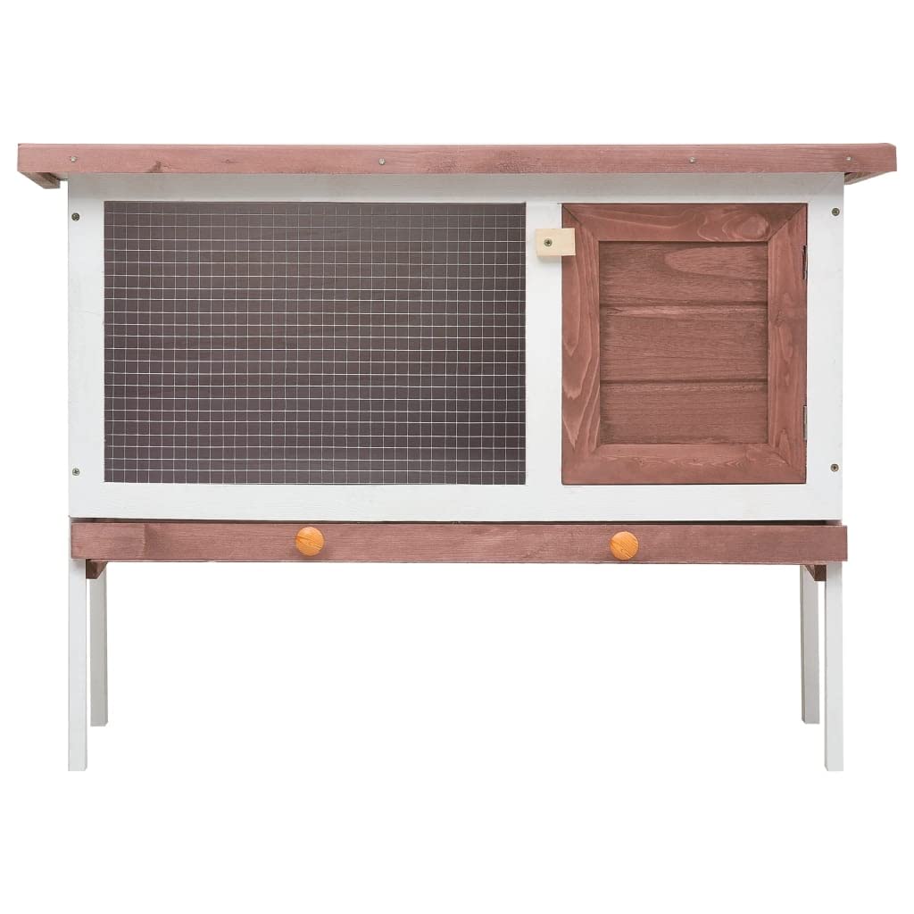 Foto 4 pulgar | Conejera Para Exteriores Vidaxl, Espaciosa, Exterior, Madera, Marrón - Venta Internacional.