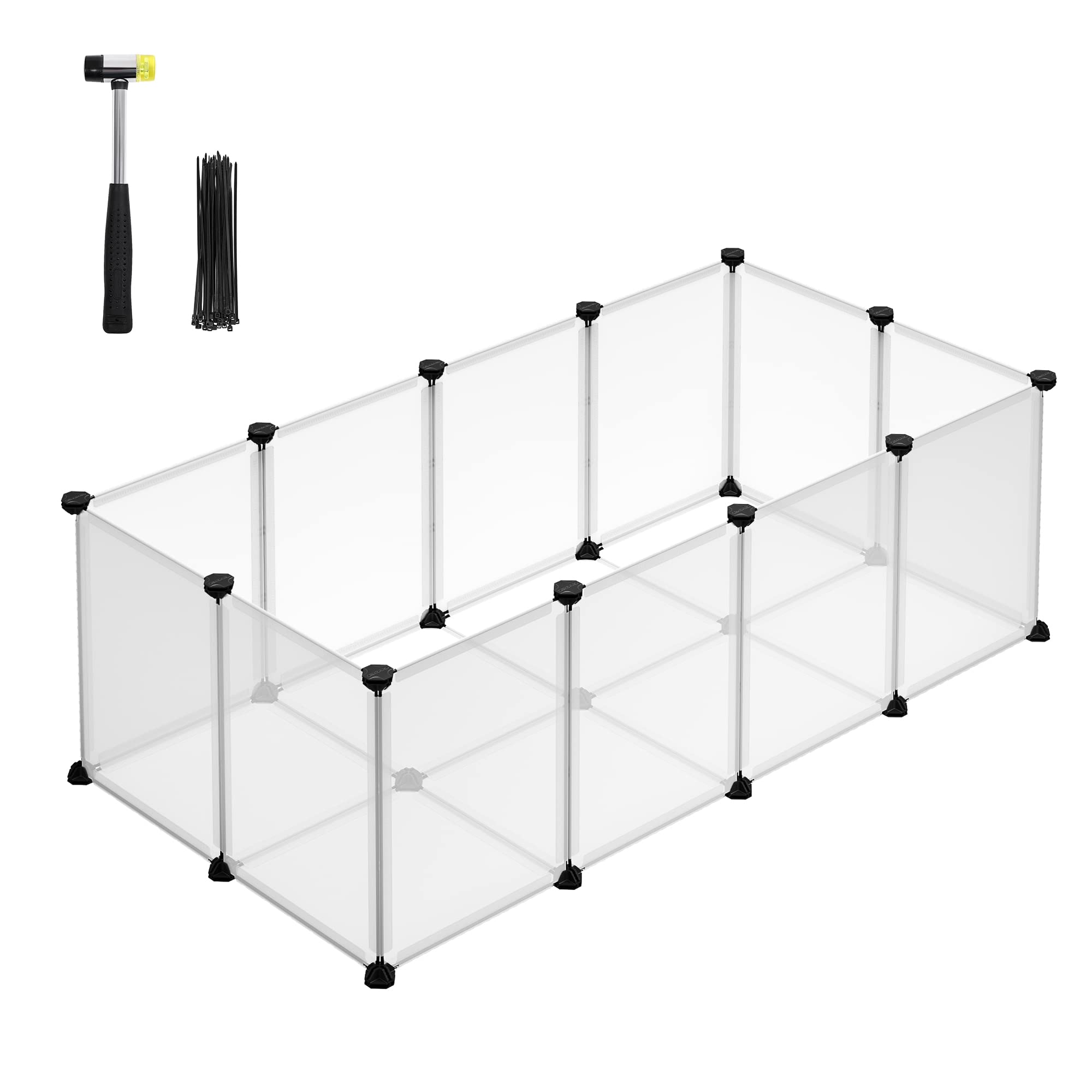 Pet Playpen Songmics Ulpc001w01 125 X 63 X 42 Cm Para Animales Pequeños - Venta Internacional.