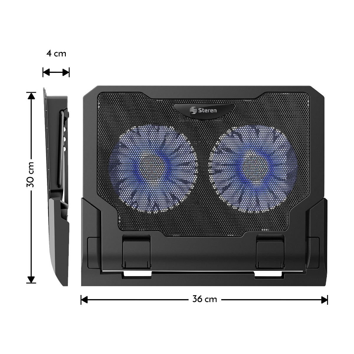 Foto 3 | Base de Enfriamiento Steren Com-098 para Laptop de 5 Posiciones
