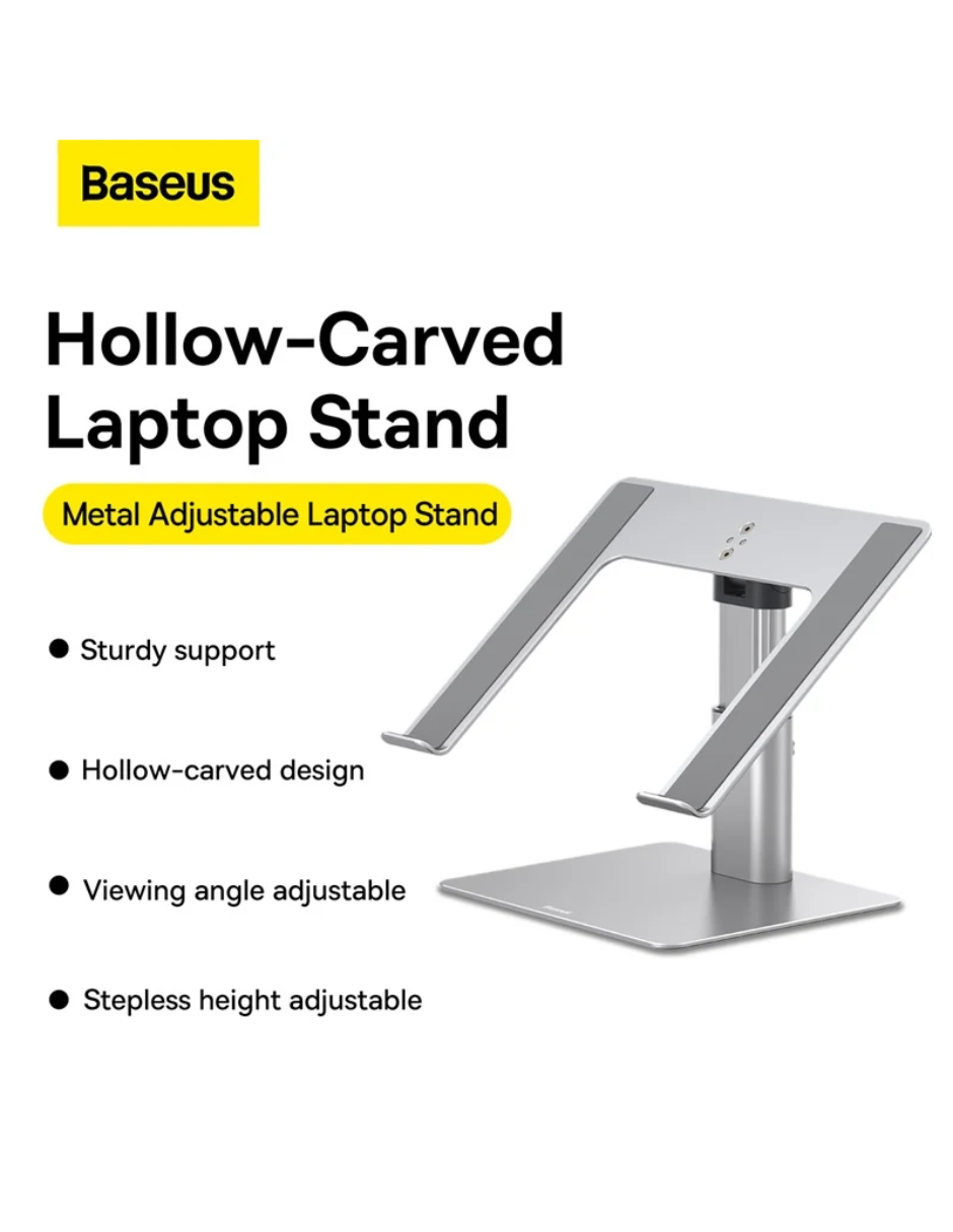 Foto 2 | Soporte Baseus de Metal Ajustable para Computadora Portátil