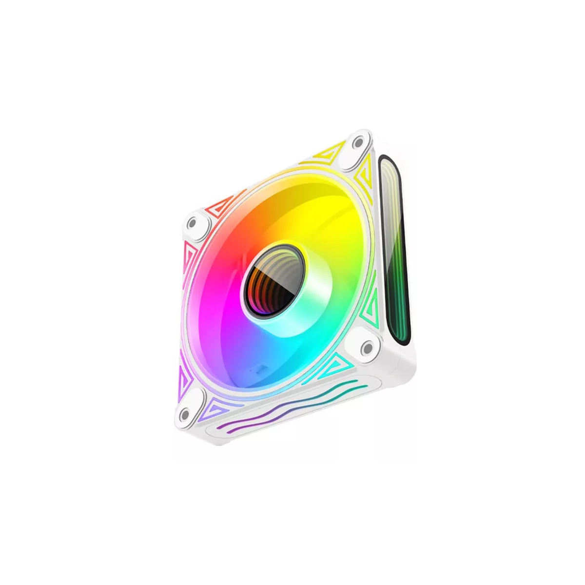 Foto 2 pulgar | Ventilador De Gamer Dm1 120mm Argb Para Computadora Eo Safe Imports Esi-11010 Blanco