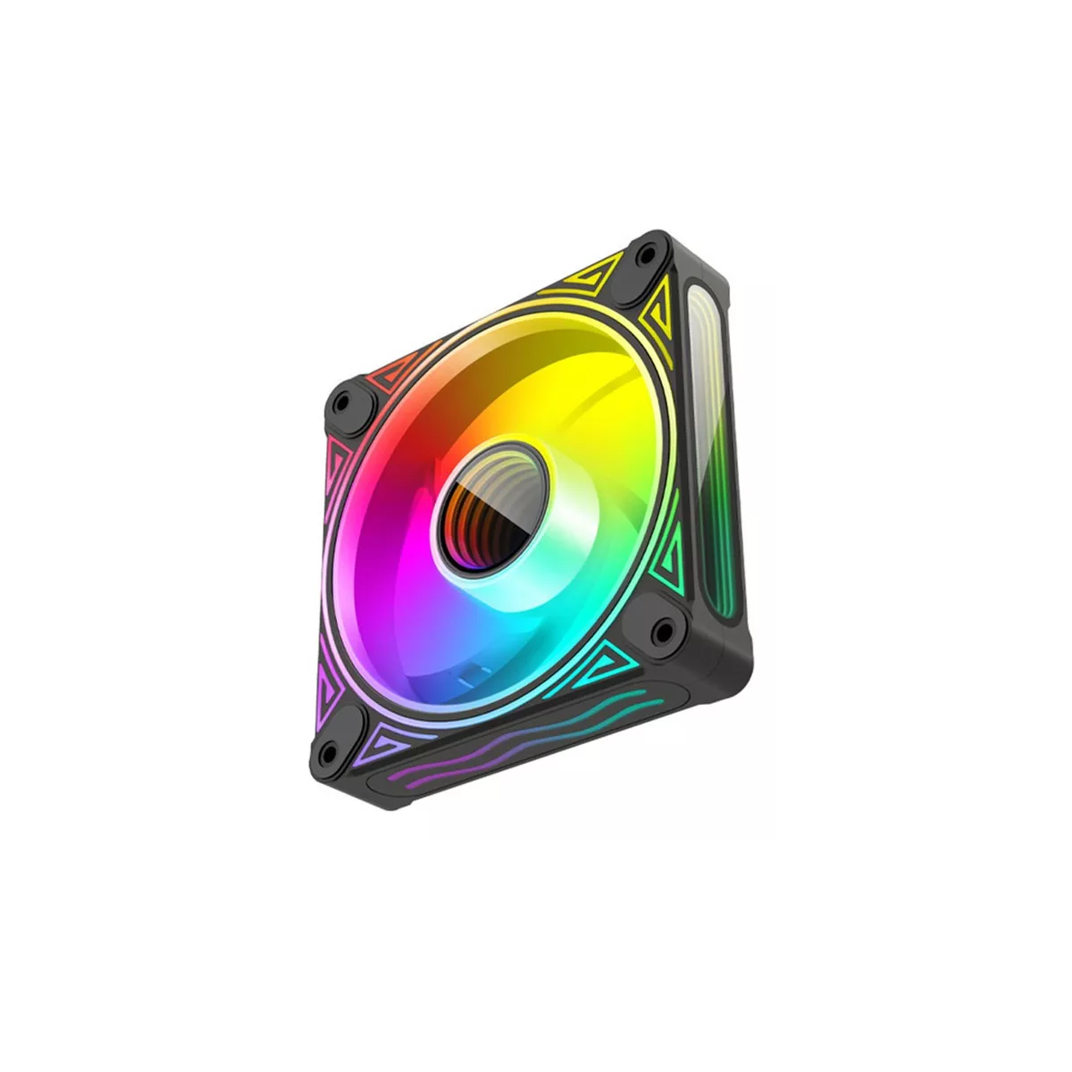 Foto 1 | Ventilador De Gamer Dm1 120mm Argb Para Computadora Eo Safe Imports Esi-11011 Negro
