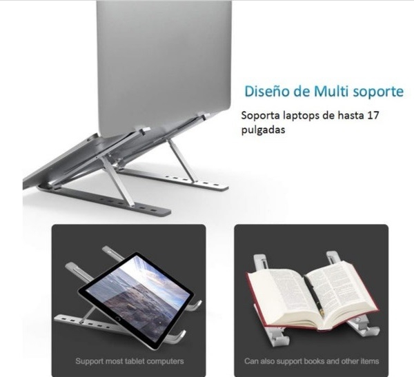 Foto 3 pulgar | Soporte Plegable Para Tableta Portátil, Aleación De Aluminio - Venta Internacional.