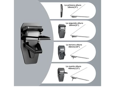 Foto 5 | Aiyujiwu Soporte Para Laptop Ergonómico Aleación De Zinc