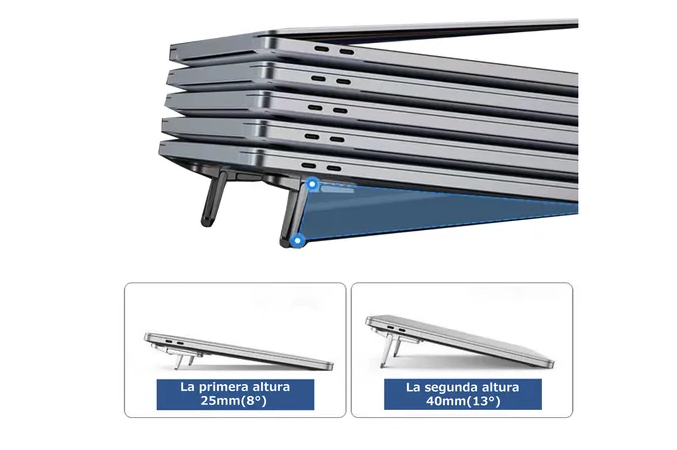 Foto 5 | Aiyujiwu Soporte Para Laptop Ergonómico Aleación De Zinc