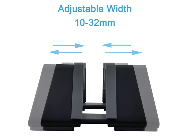 Foto 4 pulgar | Soporte Vertical Para Laptop De Aluminio Ajustable 10-32 Mm