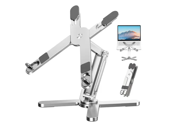 Foto 1 | Soporte Laptop Tablet Aluminio Altura Ajustable Rotacion 360