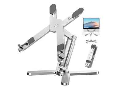 Foto 1 | Soporte Laptop Tablet Aluminio Altura Ajustable Rotacion 360