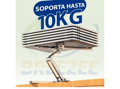 Foto 3 | Soporte Laptop Tablet Aluminio Altura Ajustable Rotacion 360