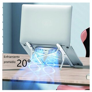 Foto 2 | Soporte Xtellar Base Para Laptop Con Doble Ventilador Ajustable