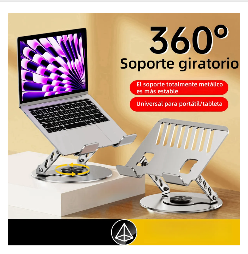 Foto 3 pulgar | Base Xtellar Soporte Para Laptop/tableta Portátil Ajustable