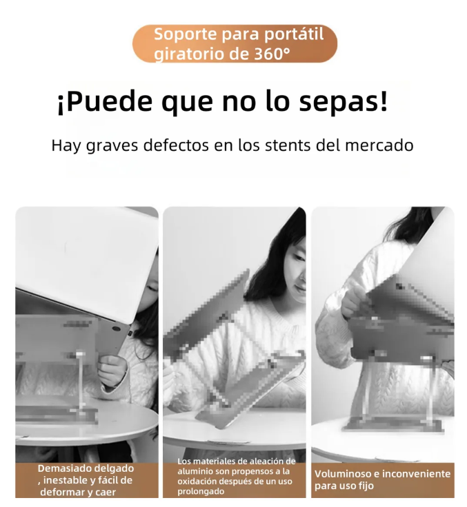 Foto 4 | Base Xtellar Soporte Para Laptop/tableta Portátil Ajustable