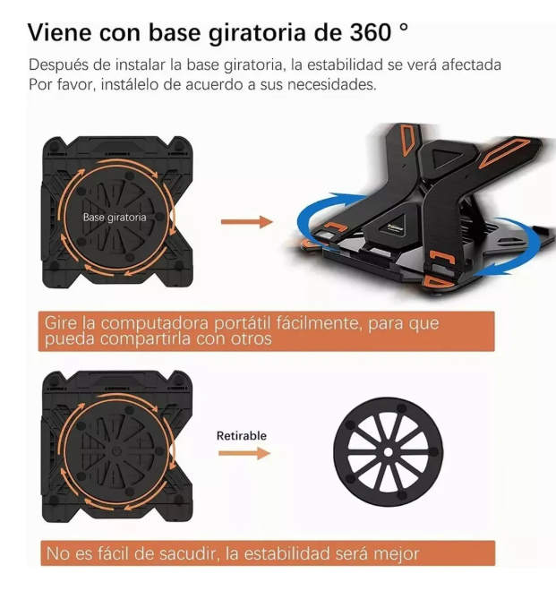 Foto 5 pulgar | Base Xtellar Ajustable Para Portátil + Soporte Para Teléfono Móvil Color Negro Lz