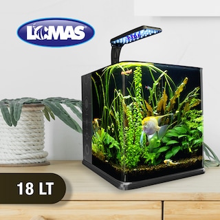 Foto 3 | Acuario Nano Cubo Lomas Transparente de 18 l