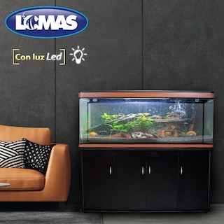Foto 3 | Kit Acuario Duralumin Lomas Transparente con Luz Led para Peceras con Capacidad de 333 l