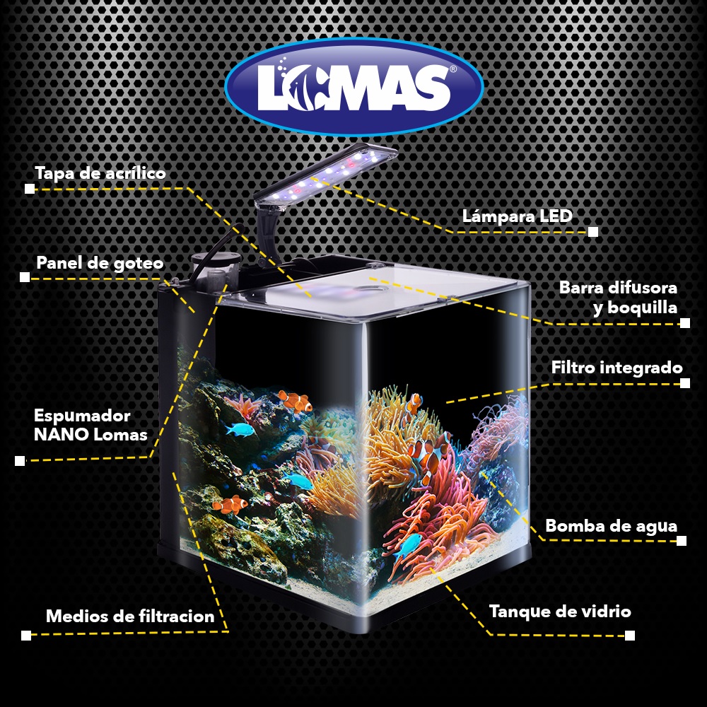 Foto 4 | Kit Nano Reef Kit Aquajet para Acuario Lomas Transparente de 18 l