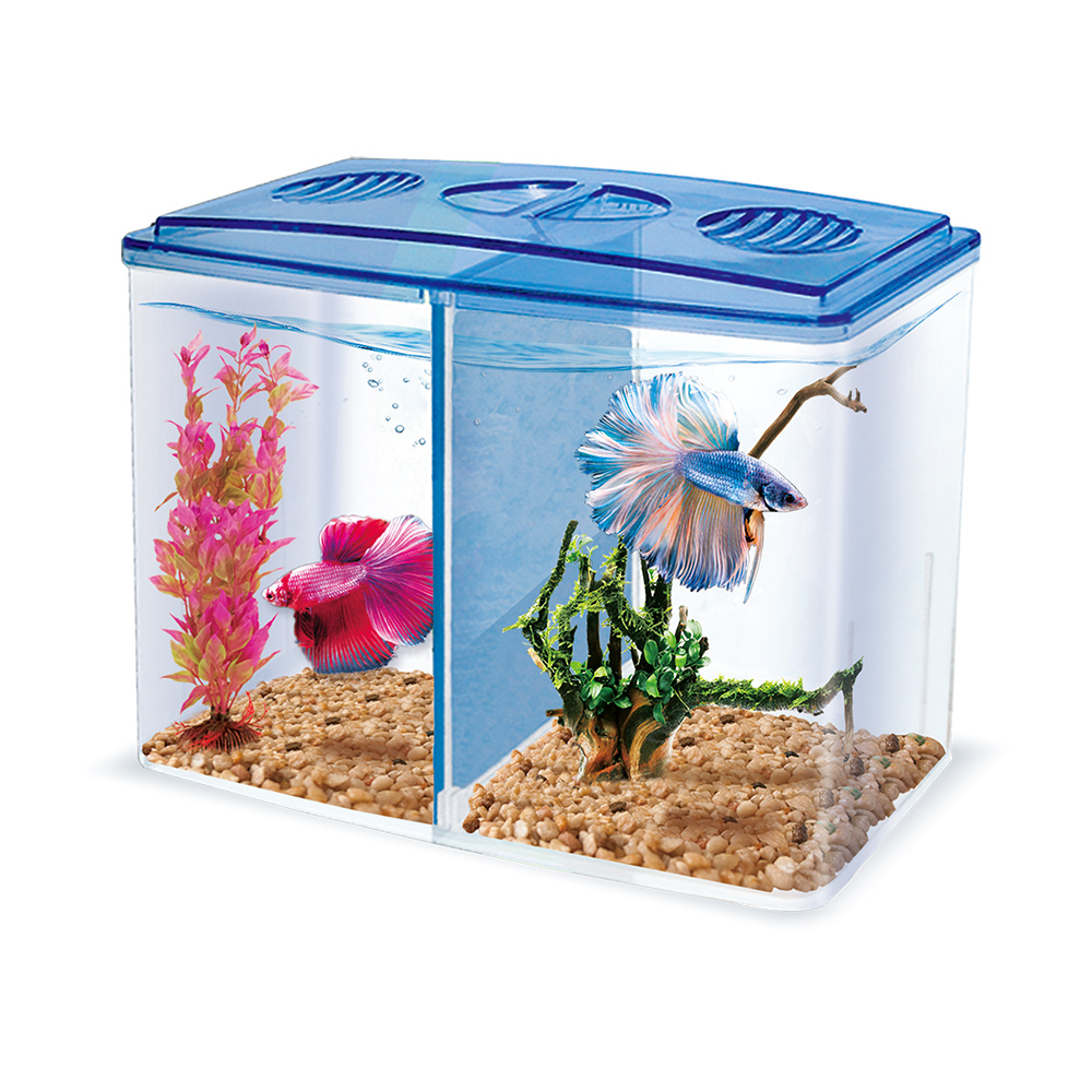 Foto 2 pulgar | Pecera  para Pez Betta Lomas Doble 1.5 l