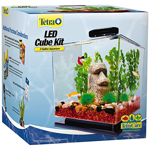 Foto 1 | Acuario Tetra Led En Forma De Cubo De 11,4 Litros Con Base De Pedestal - Venta Internacional.