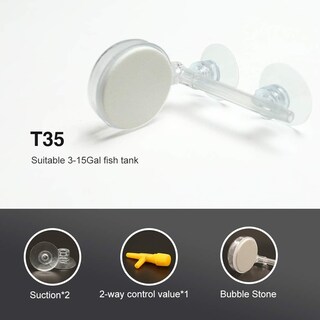 Foto 2 | Kit Aquarium Air Stone Nano Bubble Stone Para Pecera - Venta Internacional.