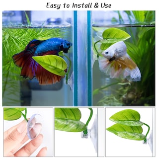 Foto 3 | Almohadilla Para Hojas De Pez Betta Uratot Que Simula El Hábitat Natural, Paquete De 4 - Venta Internacional.