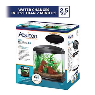 Foto 3 | Minibow Led Aquarium Aqueon, Tamaño Pequeño, Negro, 9,5 L, Con Smartclean - Venta Internacional.
