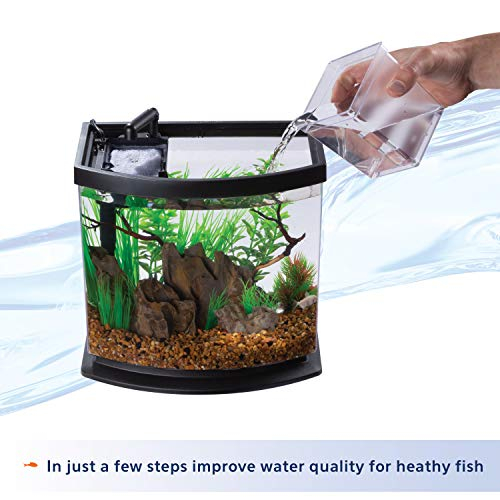 Foto 6 pulgar | Minibow Led Aquarium Aqueon, Tamaño Pequeño, Negro, 9,5 L, Con Smartclean - Venta Internacional.