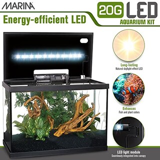 Foto 4 | Kit De Acuario Marina Para Pecera De 20 Galones Con Led - Venta Internacional.