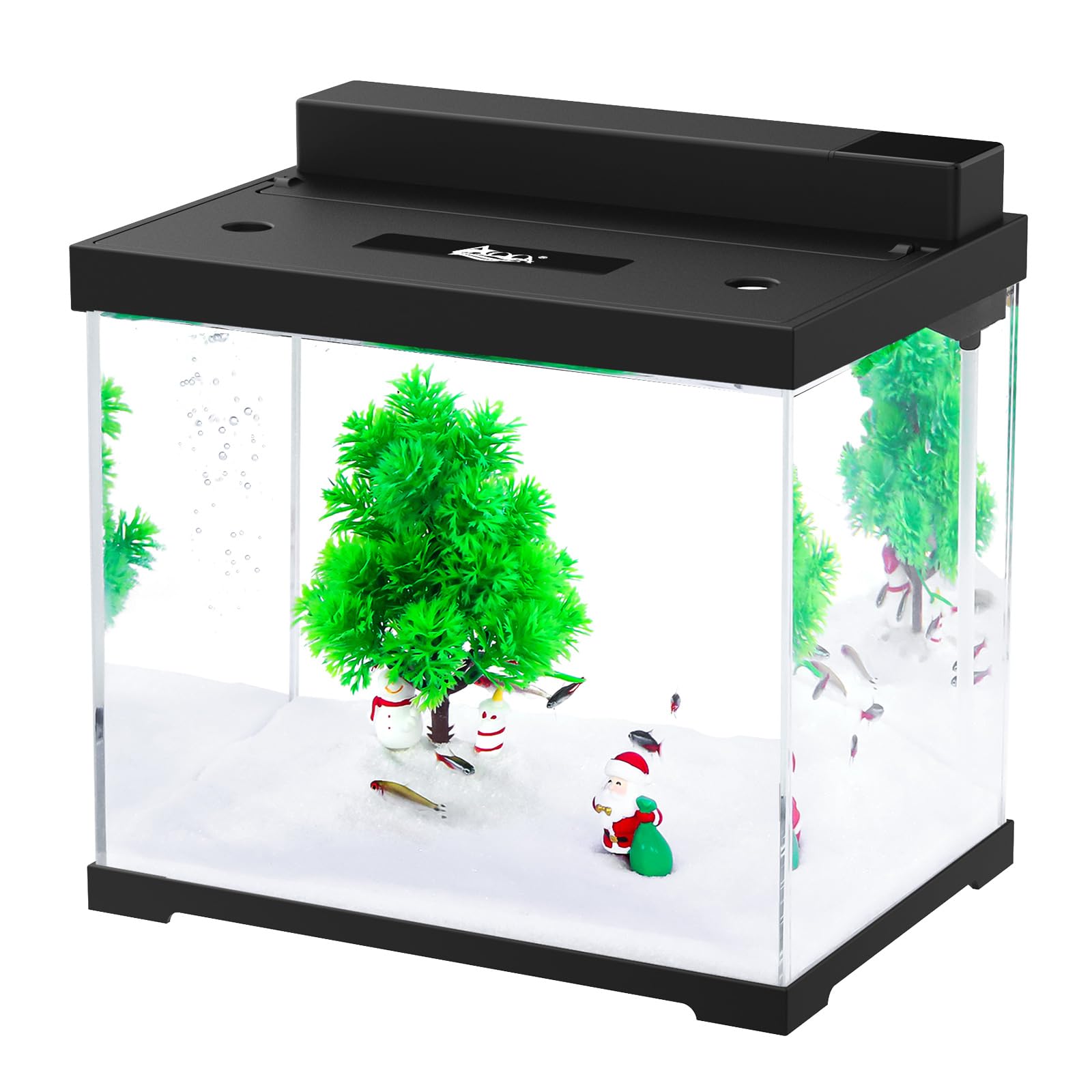 Foto 2 pulgar | Fish Tank Aqqa Small Glass 9l Autolimpiante Con Filtración - Venta Internacional.
