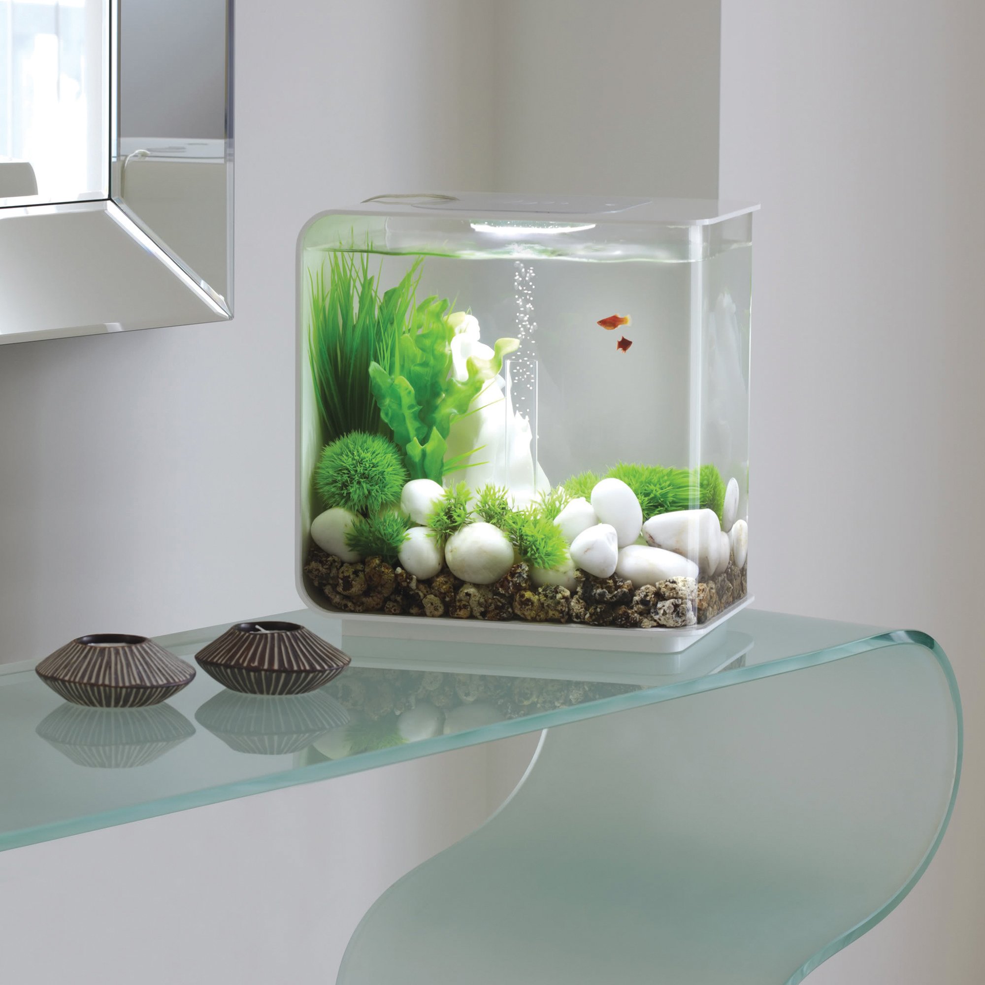 Foto 3 pulgar | Acuario Biorb Flow 15 Con Iluminación Mcr De 15 Litros, Color Blanco - Venta Internacional.