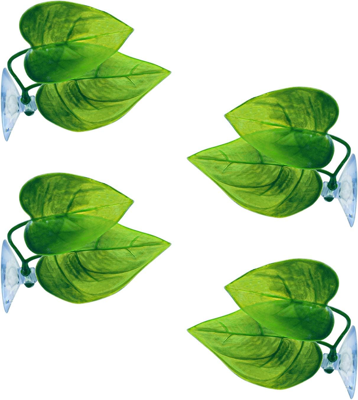 Foto 1 | Paquete De 4 Almohadillas Con Forma De Hojas De Pez Betta Que Simula El Hábitat Natural - Venta Internacional.