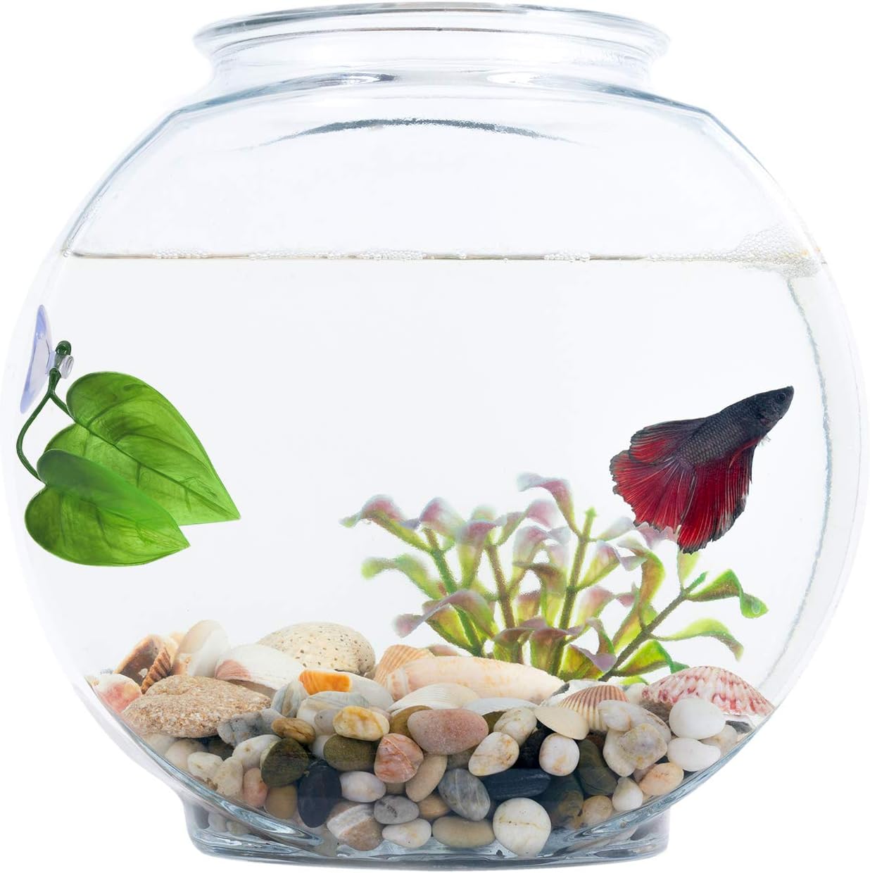 Foto 6 pulgar | Paquete De 4 Almohadillas Con Forma De Hojas De Pez Betta Que Simula El Hábitat Natural - Venta Internacional.