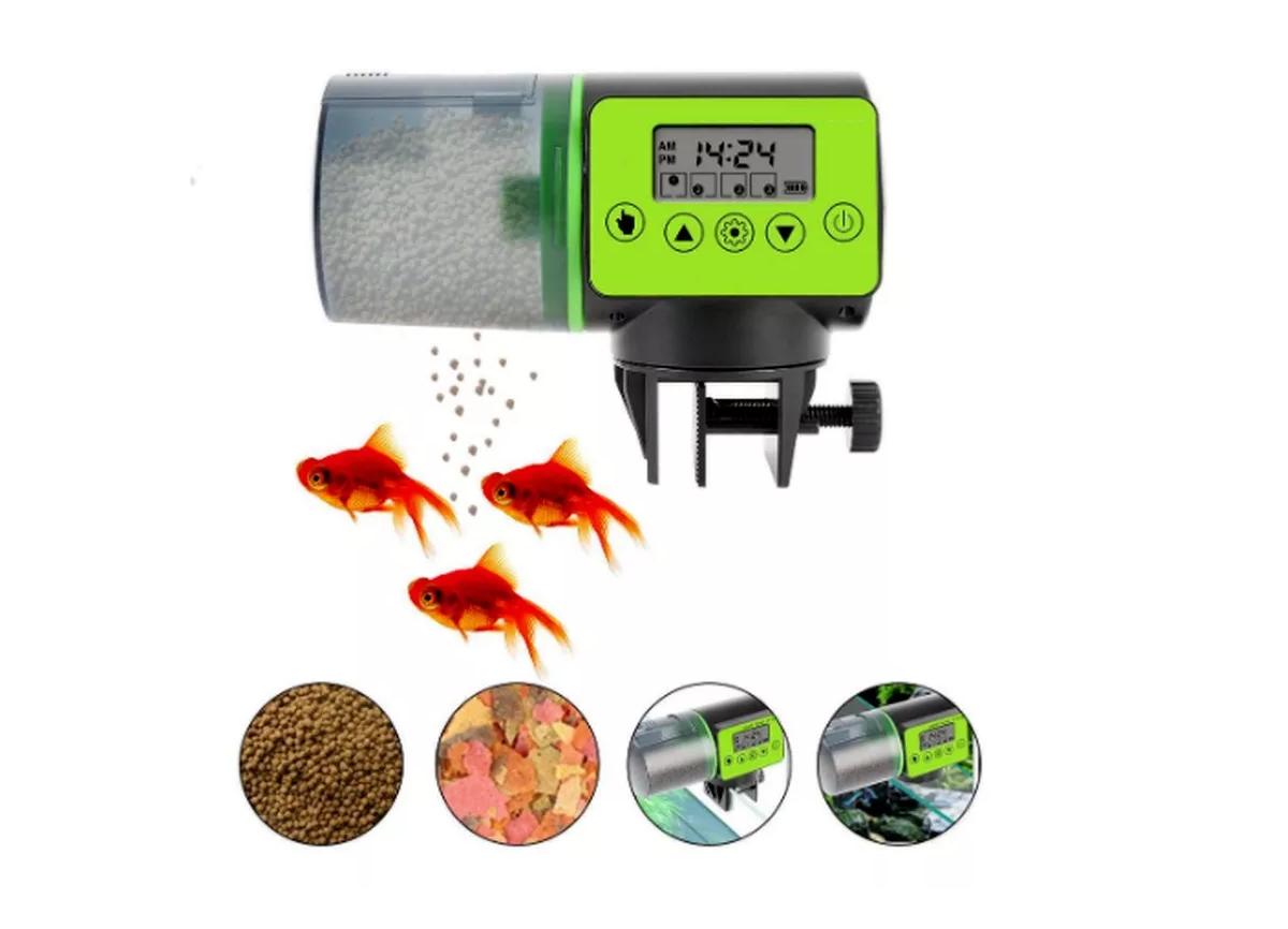 Foto 3 pulgar | Alimentador Automático de Peces con Temporizador Eo Safe Imports Esi-9125 Multicolor