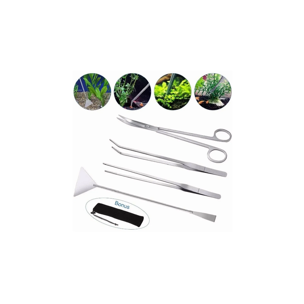 Foto 4 pulgar | Kits de Herramientas para Plantas Acuarios Malubero color Plateado