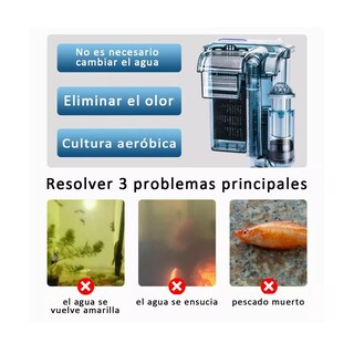 Foto 2 | Filtro Externo para Pecera Eo Safe Imports Esi-7867 color Negro
