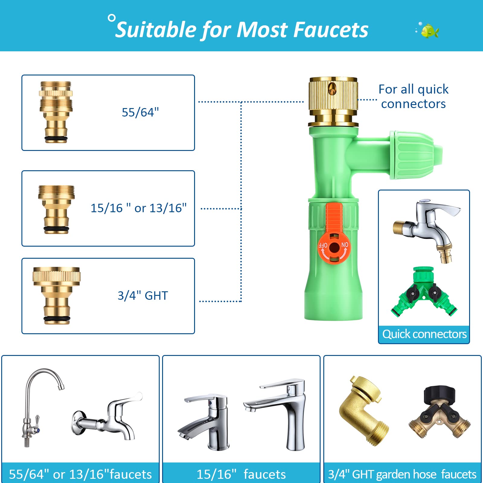 Foto 4 | Kit Cambiador De Agua Para Acuarios, Herramientas De Limpieza Para Peceras Zzm - Venta Internacional.