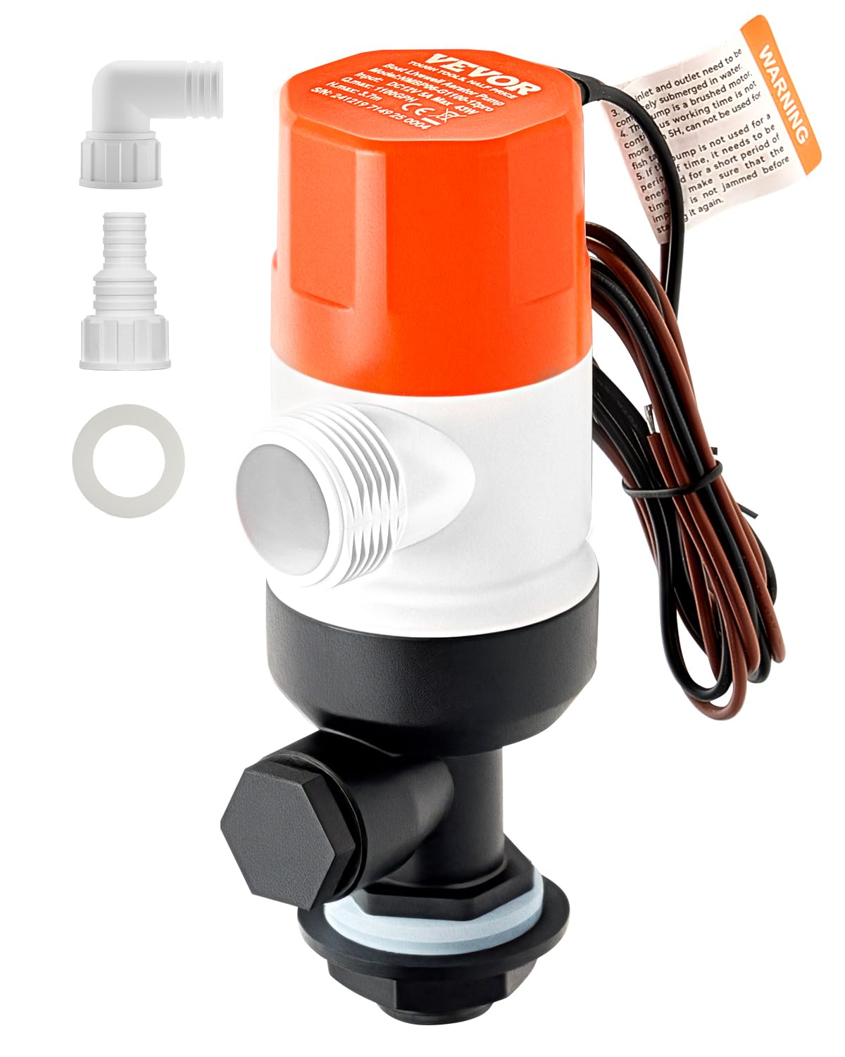 Foto 1 | Bomba Livewell Vevor 1100 Gph 12 V Para Barco Con Doble Entrada - Venta Internacional.