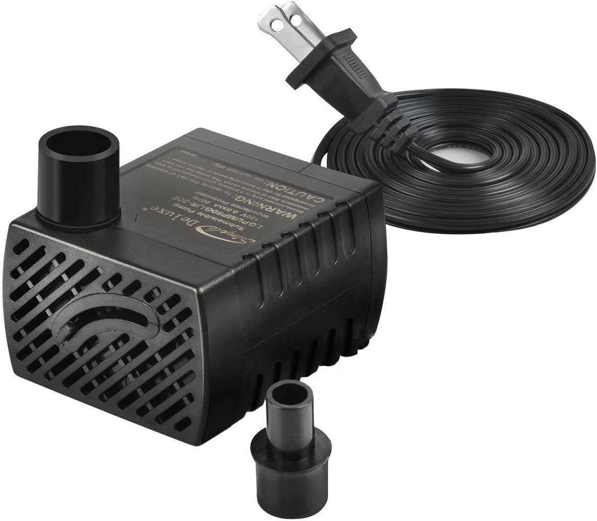 Foto 1 | Bomba Sumergible Simple Deluxe 300l/h Para Hidroponía Negra - Venta Internacional.