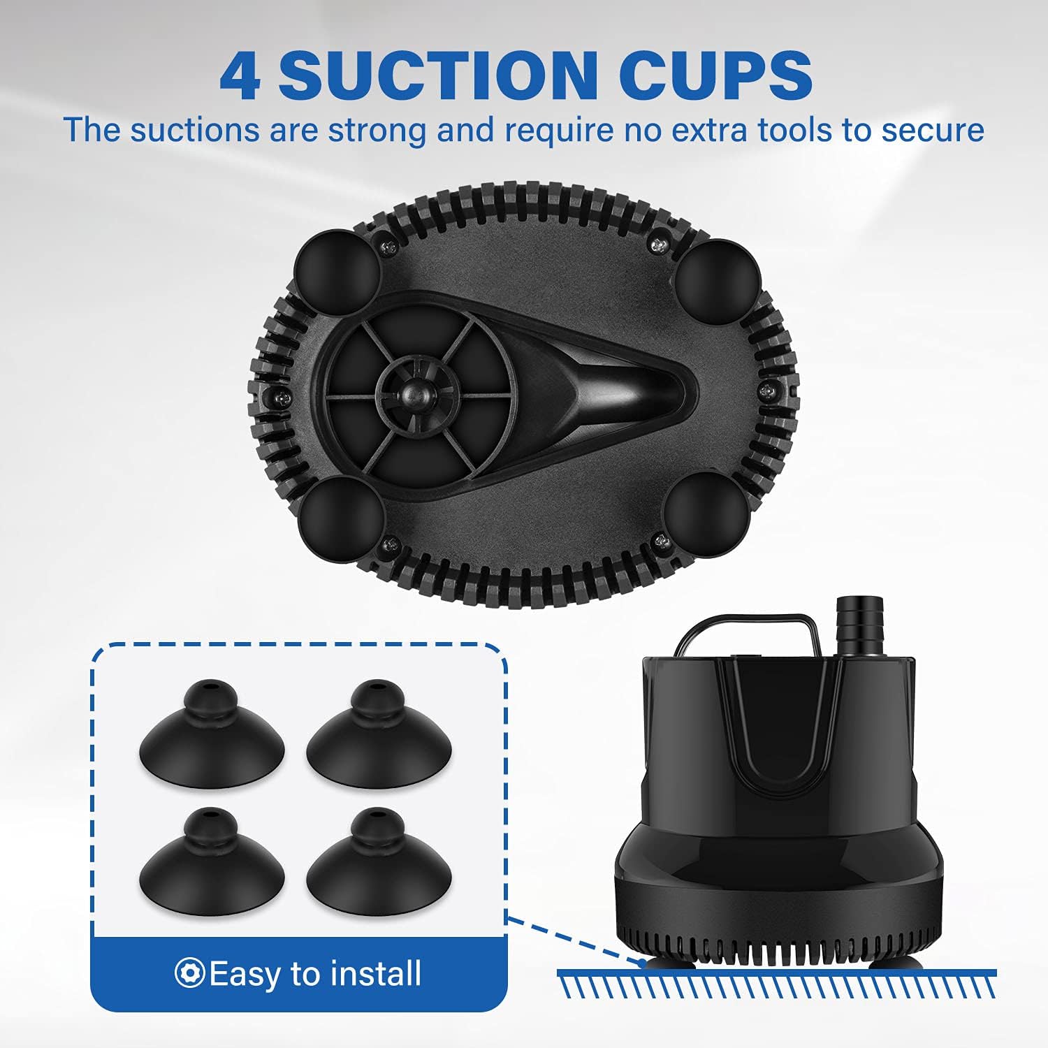 Foto 6 pulgar | Bomba Para Fuente De Agua Simple Deluxe 2500l/h, 45 W, 8.2 Pies, Elevador - Venta Internacional.