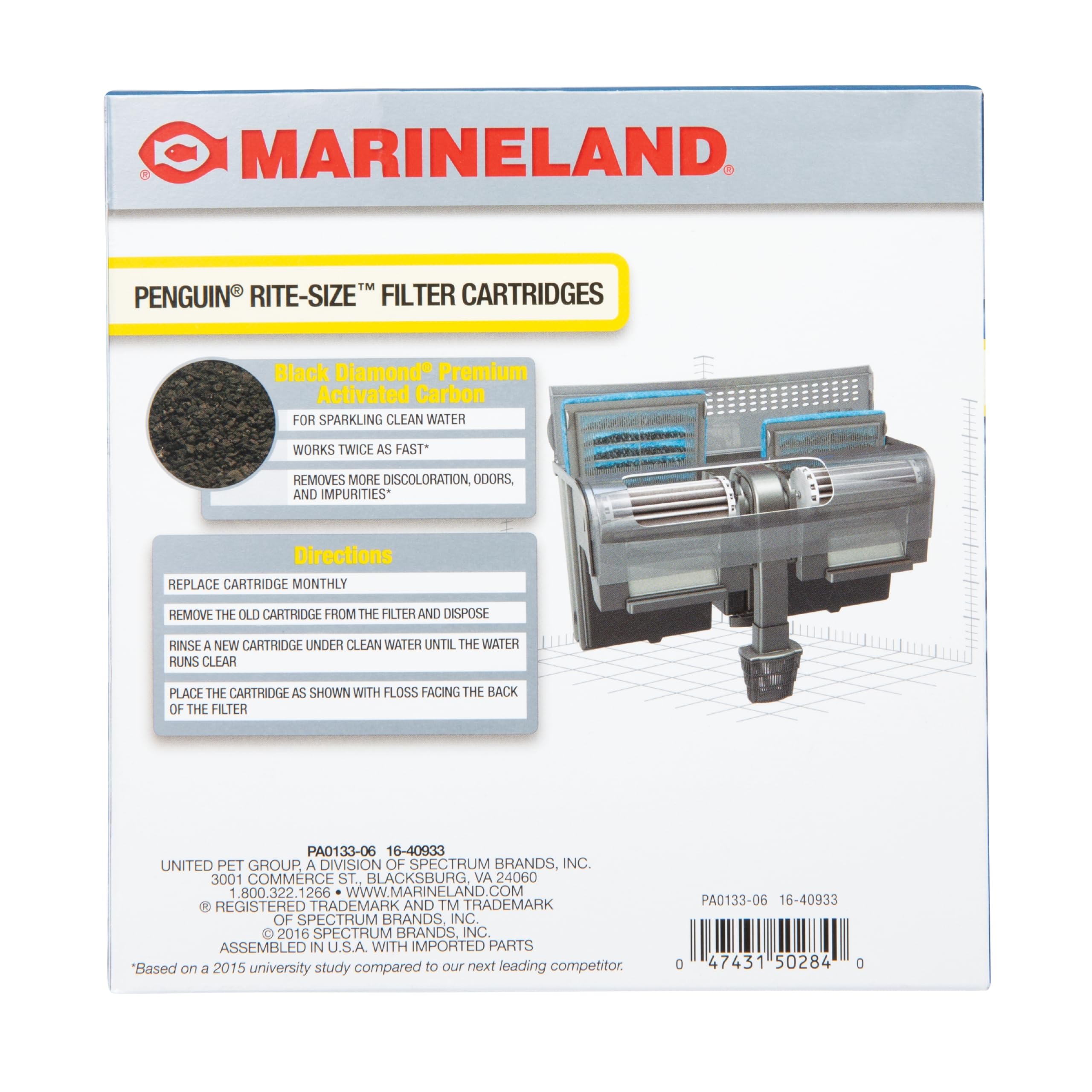 Foto 2 | Cartucho De Filtro Marineland Rite-size C Para Penguin, Paquete De 6 - Venta Internacional.