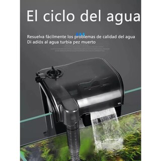 Foto 4 | Filtro De Cascada Para Pecera Y Acuario De 70 A 200 Litroseo Safe Importsesi-20237 Negro