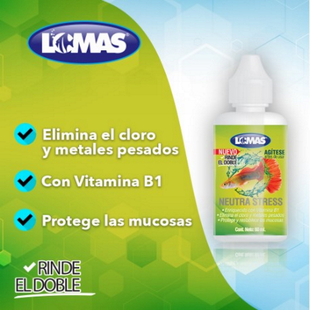 Foto 3 pulgar | Elimina Cloro Lomas Neutra Stress 60 ml con Vitamina B1
