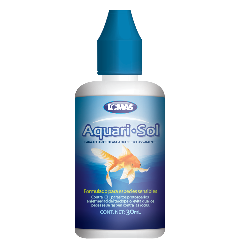 Foto 2 pulgar | Acondicionador Lomas Aquari-Sol FL1124 para Peces Sensibles para Acuarios y/o Peceras de Agua Dulce